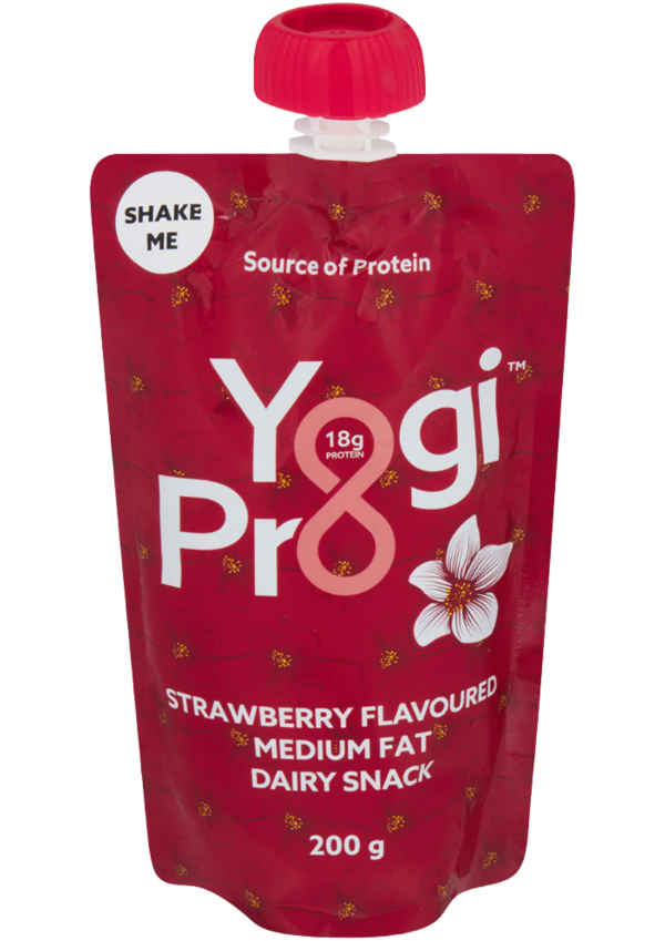 4 Strawberry High Protein Dairy Snack Pouch