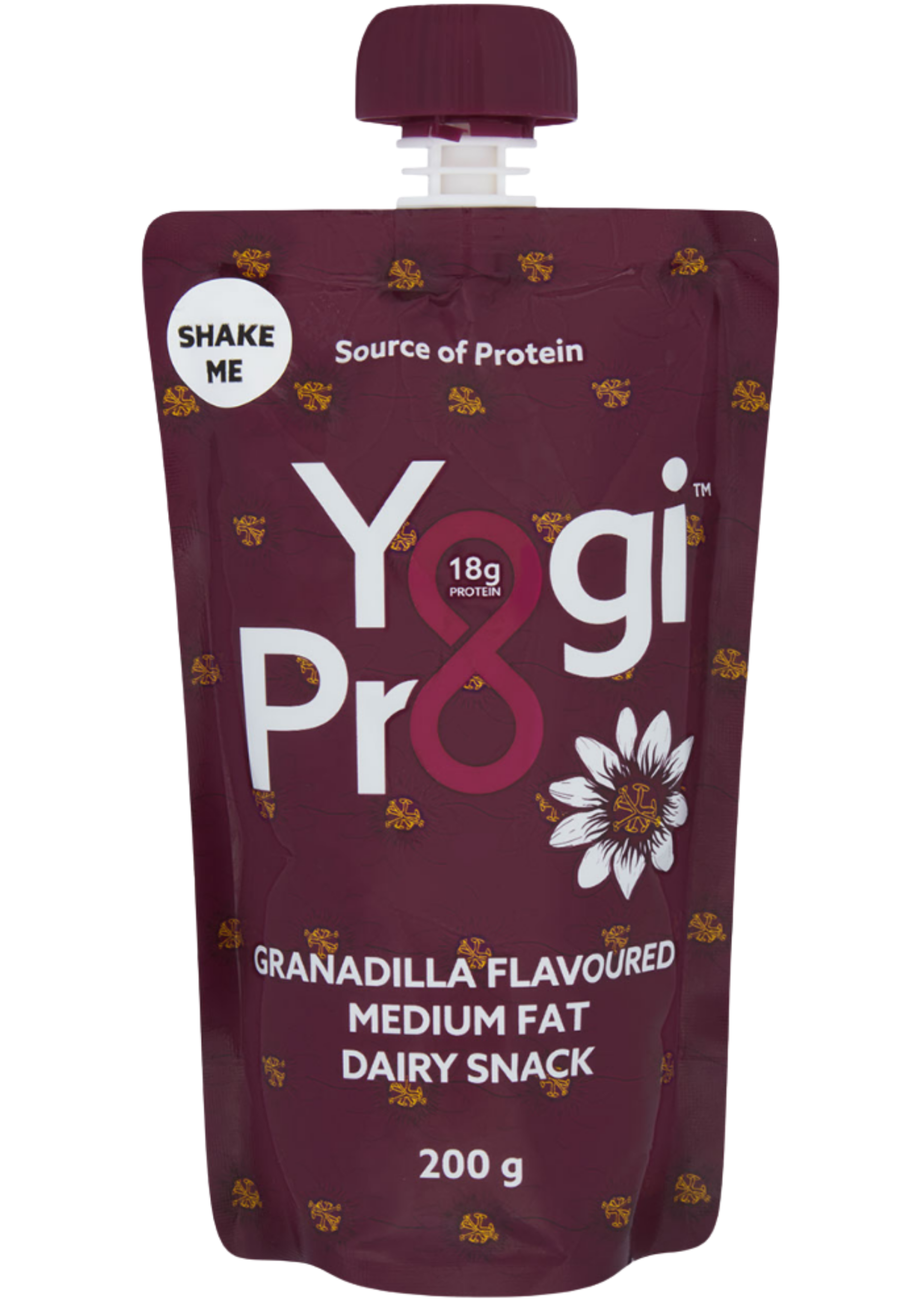 Delicious Granadilla High Protein Dairy Snack Pouch 200g - YogiPro