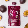 This image features our granadilla high protein dairy snack pouch.