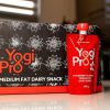 Strawberry YogiPro 10 x 200g This image features a case of our strawberry high protein dairy snack.
