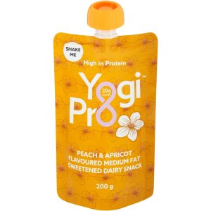 6009900582733_3038526 Delicious Peach & Apricot High Protein Dairy Snack Pouch